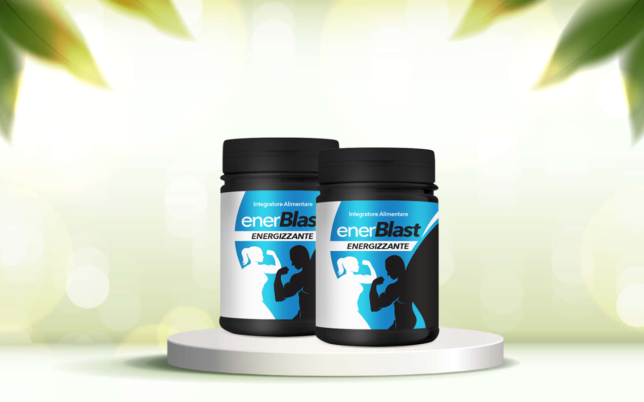 Scopri EnerBlast: integratore per energia e performance, ideale per sport e lavoro